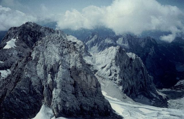 Pohled z vrcholu Hoher Dachstein